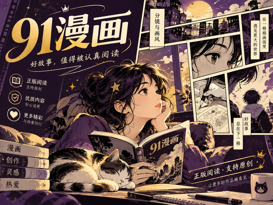 漫画分格与画面构成插画